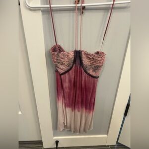 Free People Vintage Pink and Purple Knit Top